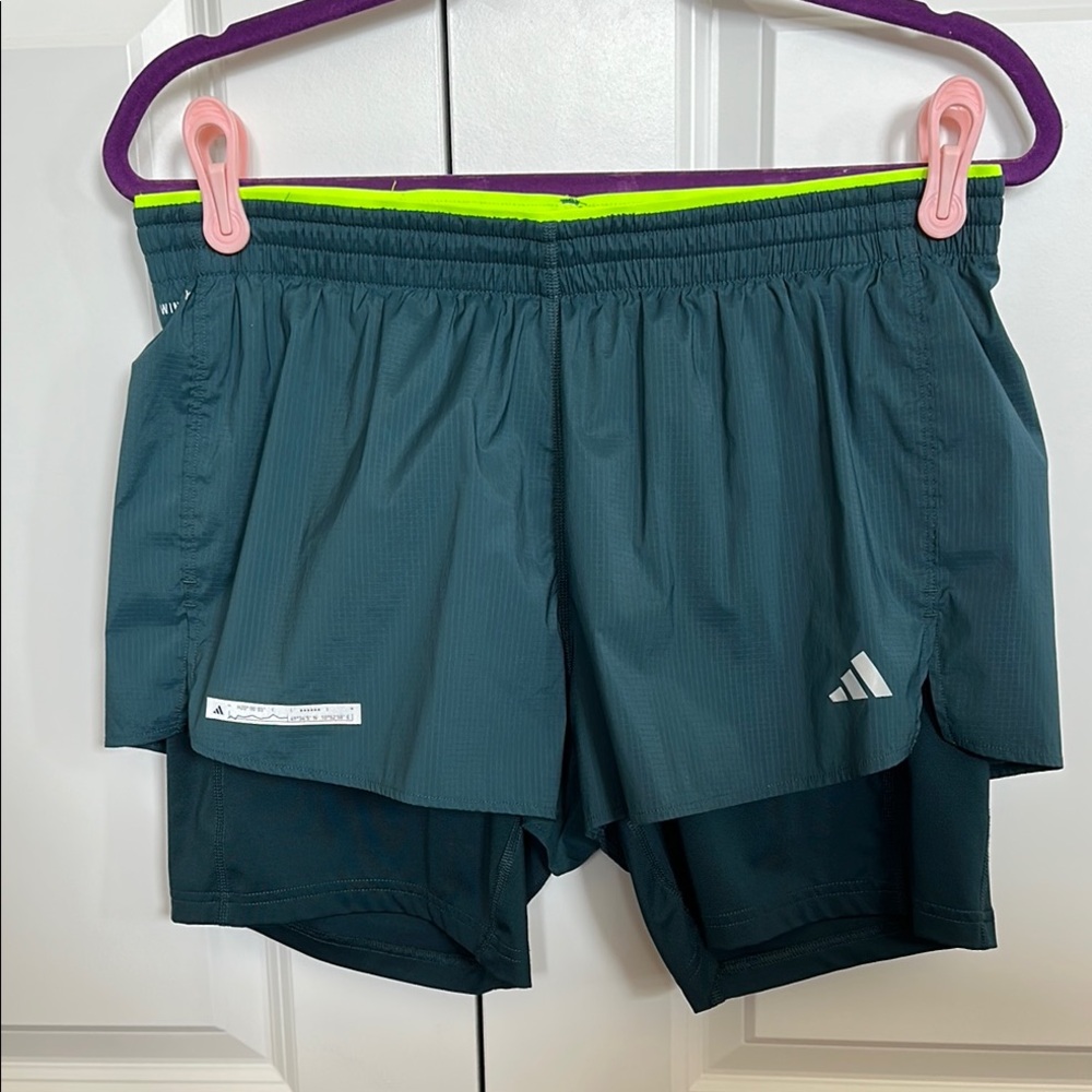 Bundle 5 items @ 10$, pay only 30$ - Woman’s Adidas Dark Teal Athletic Shorts